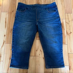 Capri jeans, Reitmans, NWOT, 33 petite, medium blue